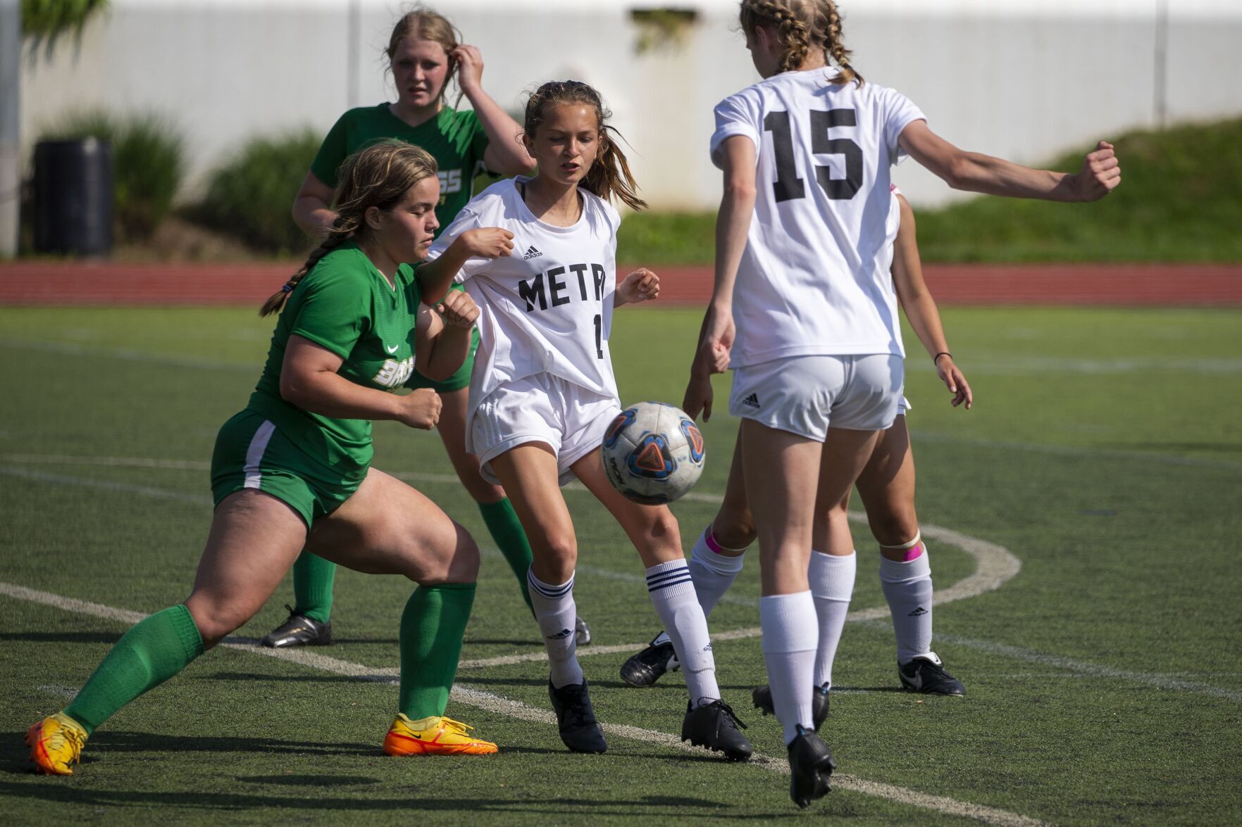 Metro girls soccer plays Bayless